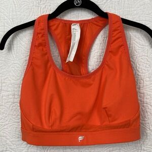 Fabletics Vibrant Orange Sports Bra sz Large